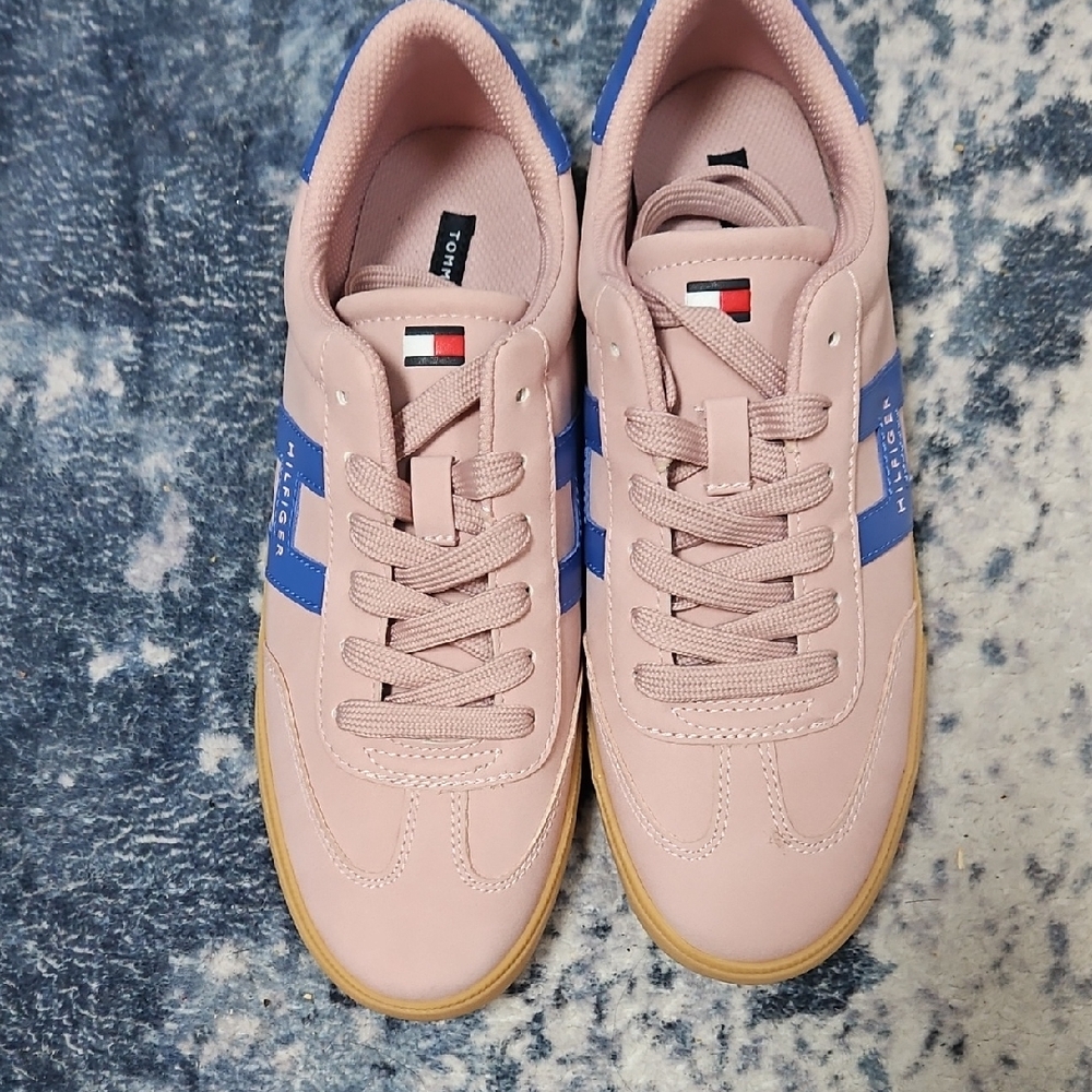 Tommy Hilfiger Pink and Blue Sneakers